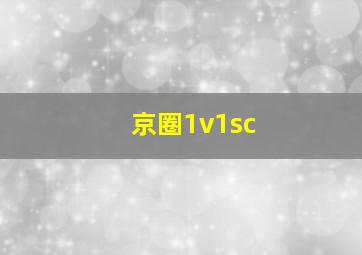 京圈1v1sc