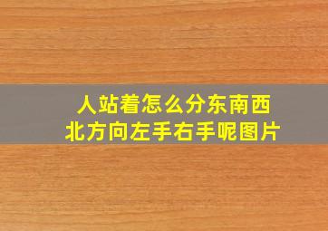 人站着怎么分东南西北方向左手右手呢图片