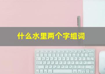 什么水里两个字组词