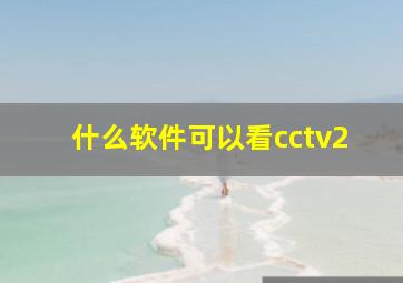 什么软件可以看cctv2