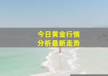 今日黄金行情分析最新走势