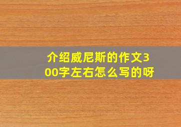 介绍威尼斯的作文300字左右怎么写的呀