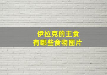 伊拉克的主食有哪些食物图片