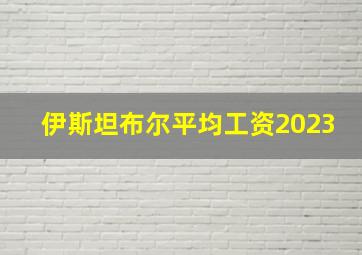 伊斯坦布尔平均工资2023