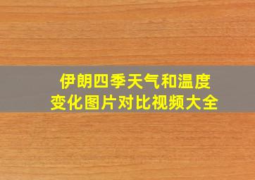 伊朗四季天气和温度变化图片对比视频大全