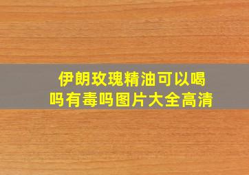 伊朗玫瑰精油可以喝吗有毒吗图片大全高清