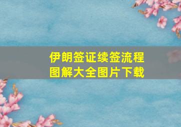 伊朗签证续签流程图解大全图片下载