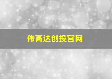 伟高达创投官网