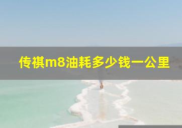 传祺m8油耗多少钱一公里