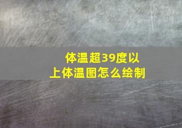 体温超39度以上体温图怎么绘制