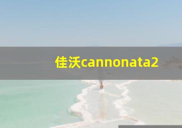 佳沃cannonata2