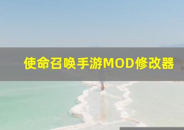 使命召唤手游MOD修改器