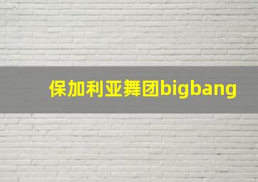 保加利亚舞团bigbang