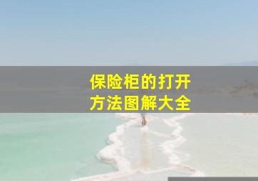 保险柜的打开方法图解大全