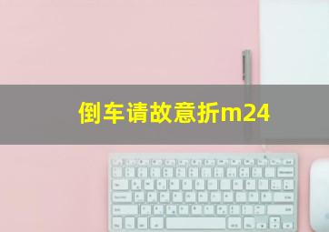 倒车请故意折m24