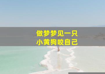 做梦梦见一只小黄狗咬自己