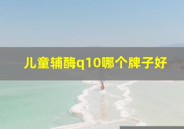 儿童辅酶q10哪个牌子好