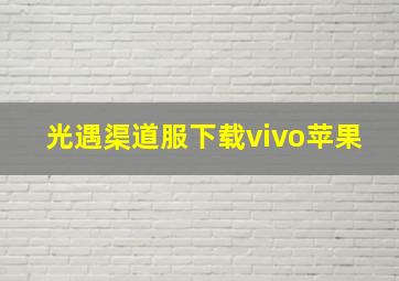 光遇渠道服下载vivo苹果