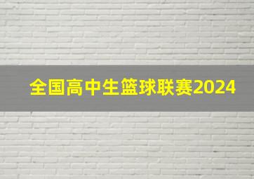 全国高中生篮球联赛2024