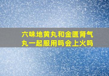 六味地黄丸和金匮肾气丸一起服用吗会上火吗