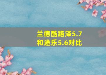 兰德酷路泽5.7和途乐5.6对比