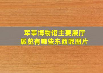 军事博物馆主要展厅展览有哪些东西呢图片