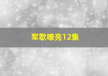 军歌嘹亮12集