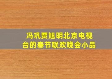 冯巩贾旭明北京电视台的春节联欢晚会小品