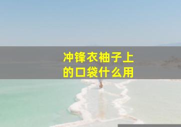 冲锋衣袖子上的口袋什么用