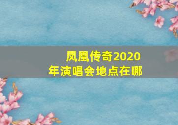 凤凰传奇2020年演唱会地点在哪