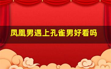 凤凰男遇上孔雀男好看吗