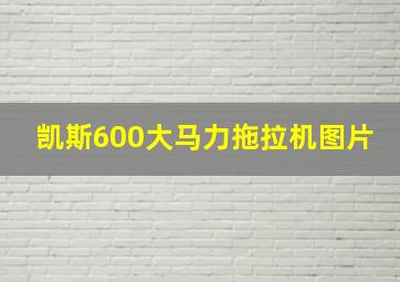 凯斯600大马力拖拉机图片