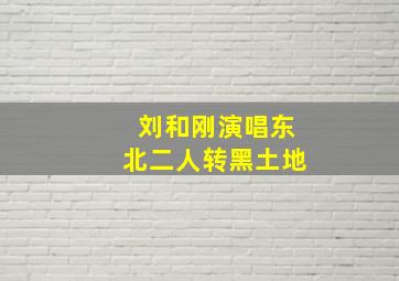 刘和刚演唱东北二人转黑土地