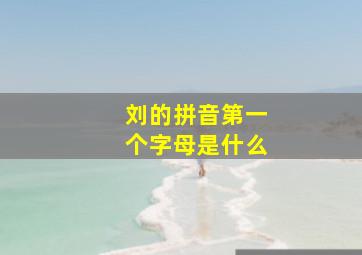 刘的拼音第一个字母是什么