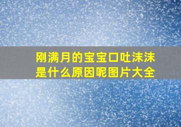 刚满月的宝宝口吐沫沫是什么原因呢图片大全