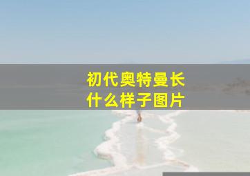 初代奥特曼长什么样子图片