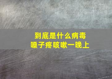 到底是什么病毒嗓子疼咳嗽一晚上