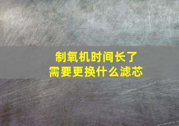 制氧机时间长了需要更换什么滤芯