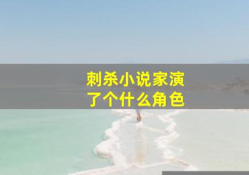 刺杀小说家演了个什么角色