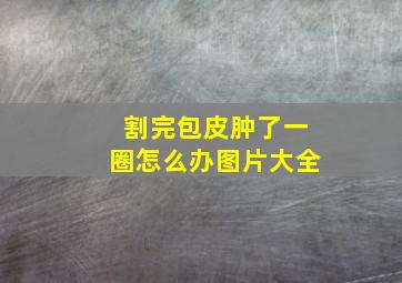 割完包皮肿了一圈怎么办图片大全