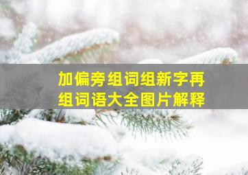 加偏旁组词组新字再组词语大全图片解释