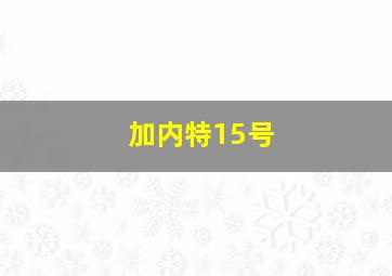 加内特15号