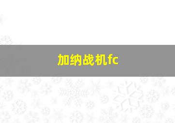 加纳战机fc