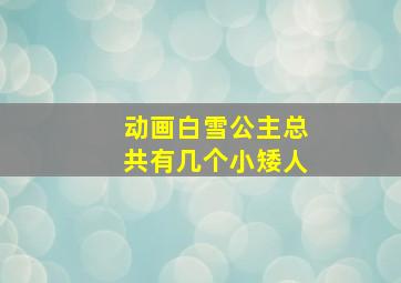 动画白雪公主总共有几个小矮人