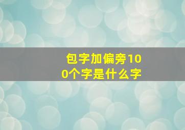 包字加偏旁100个字是什么字