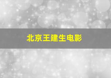 北京王建生电影