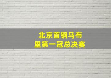 北京首钢马布里第一冠总决赛