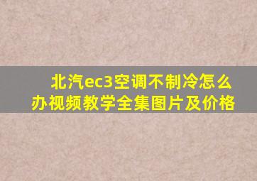 北汽ec3空调不制冷怎么办视频教学全集图片及价格