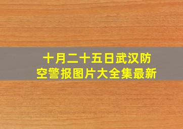 十月二十五日武汉防空警报图片大全集最新