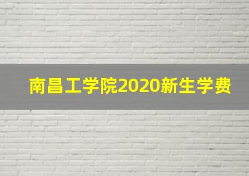 南昌工学院2020新生学费